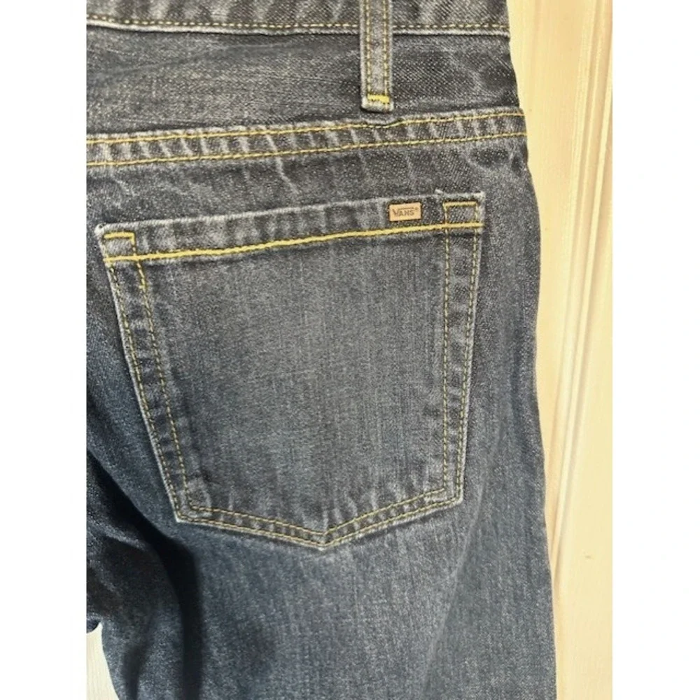 Vans Denim Jeans Straight‎ Leg Dark Wash Casual Pants Men's Size 28x30